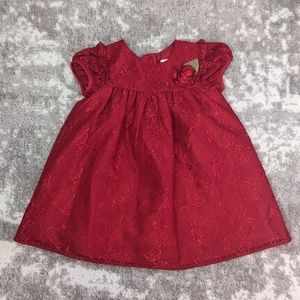 Red Lace Toddler Dress